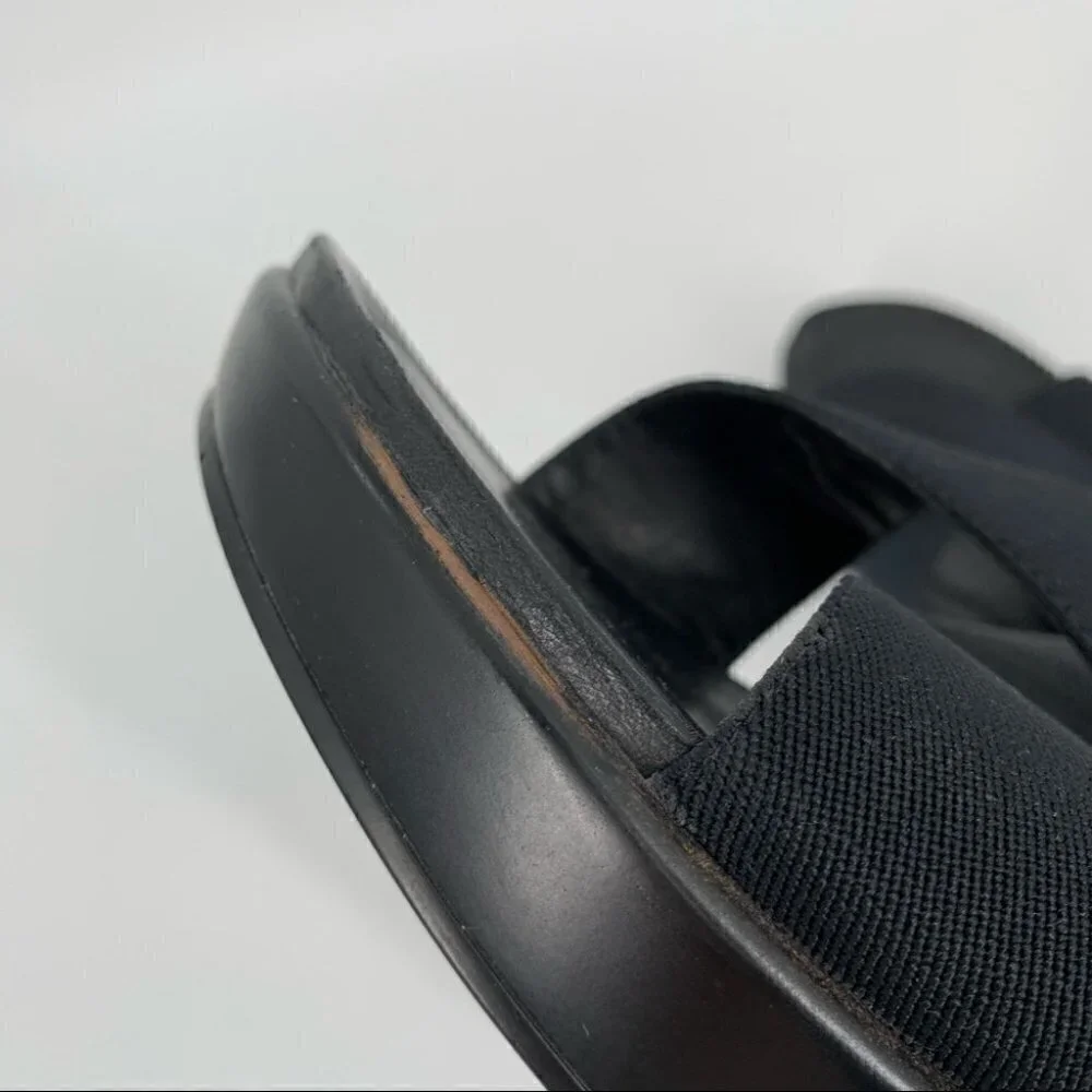Dansko sandals size 42 11.5 - 12 black cross cross wedge platforms orthopedic